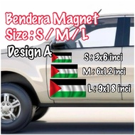 Bendera Magnet Flag Palestin Solidariti & Free Palestin