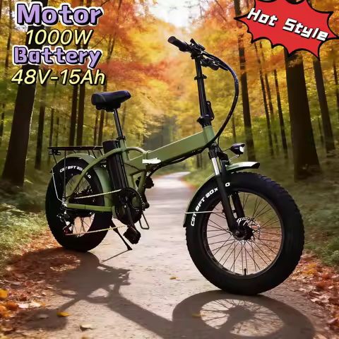 Electric bicycle new mountain cross-country1000W48V15AH powerful motor snow EBike20 inches * 4.0 fat
