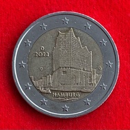 euro Coin Germany 2 2023 2€ Commemorative Hamburg
