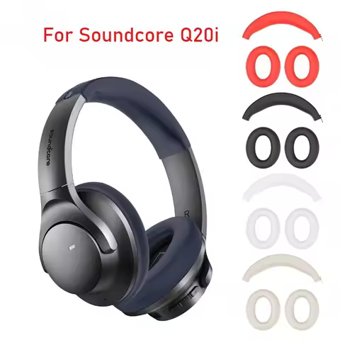 Silicone Protective Case Suitable for Anker Soundcore Life Q20i Headset Headband EarPads Protective 
