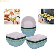 Doublebuy 24  Reusable Silicone Cupcakes Baking Cups Nonstick Muffin Cupcakes Liner