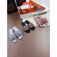 Hermes Classic Slippers - Women's Lightweight Summer Slipper | Black, White & Brown