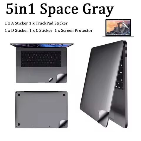 Top/Bottom/Touchpad/Palm Trackpad guard Skin Body Vinyl Decal Sticker For Apple Macbook Pro16 with T