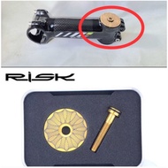 Risk Titanium Cover Stem Bike Top Cap Headset Stem Bike Gold