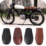 PU Leather Motorcycle Seat Vintage Style Cafe Riser Flat Cushion For CG125 GN CG CB400SS