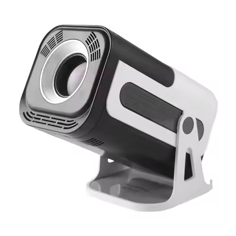 L19-JY320 Mini Projector 720P Android 13 4K Support, 180 ANSI, Wifi 6, BT 5.0 Portable Cinema 180° R