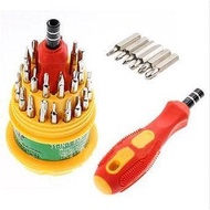 100% ORI ! BISA BAYAR DI TEMPAT ! OBENG SET TELUR 31 IN 1 HP HANDPHONE MOTOR KECIL FULL SET LENGKAP