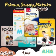 POKANA Pants Mega Pack Surprise Designt S60/M58/L48/XL42/XXL36