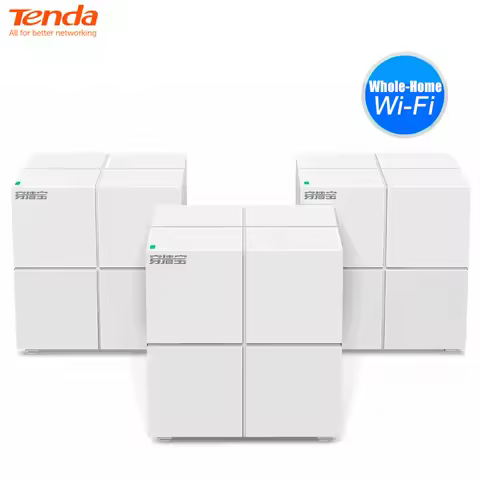 Tenda MW6 Mesh Wireless Gigabit Router 11AC Dual-Band 2.4G/5.0GHz Whole Home Wifi Coverage System Lo