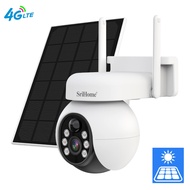 4G Sim Card + Solar CCTV Outdoor SriHome DH001 (4MP) 2K WiFi Camera Wireless Battery Powered + Solar