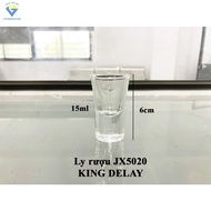 6 Small shot glasses 15ml / set of 6 small shot glasses 15ml - JX5020