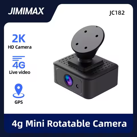 Jimimax JC182 Mini 4G Dual DashCam 1 Live Stream Video 2K Real-time GPS Car Camera 24h Parking Monit