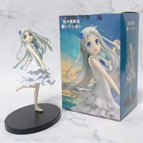 Anime Anohana: The Flower We Saw That Day Menma Meiko Honma Action Figures Model Toys 16cm