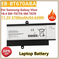 Replacement Laptop Battery 11.3V 5700mAh/64.64Wh EB-BT670ABA AA1G907KS For Samsung Galaxy View 18.4 