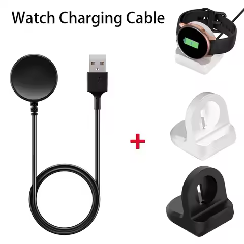 Magnetic Watch Wireless Charger For Samsung Galaxy Watch 4 3 Active 2 Portable Watch Fast Charging D