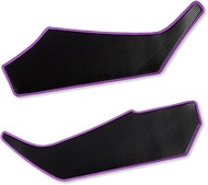 YOURS ZR-V Exclusive Interior Panel Cover, 2 PCS [Carbon Tone/Purple] Kickguard Design, Sewing, Made