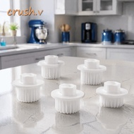[CRUSH] 5PCS Meat Grinder Gear, Compatible ABS Meat Grinder Accessories, Premium White Gear Accessor