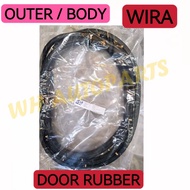 PROTON WIRA DOOR RUBBER OUTER / INNER BODY DOOR RUBBER WEATHERSTRIP PINTU GETAH