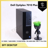 Dell Optiplex 7010 SFF PLUS Intel Core i5-13500 16GB DDR5 RAM 512GB NVMe SSD RX6500 GPU 4GB Win 11 P