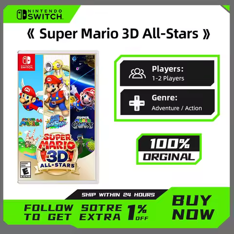 Nintendo Switch Game - Super Mario 3D All Stars Collection - 100% Official Physical Game Card RPG Ge