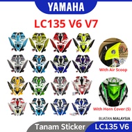 YAMAHA LC135 V6 V7 Body Cover Parts Set Monster Sniper Exciter Thai INDO VIETNAM GP Tanam Sticker Coverset LC 135 135LC