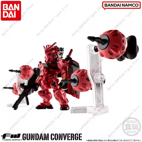 Original In Stock BANDAI PB Exclusive FW GUNDAM CONVERGE CORE Red Gundam Set Anime Action Figures As