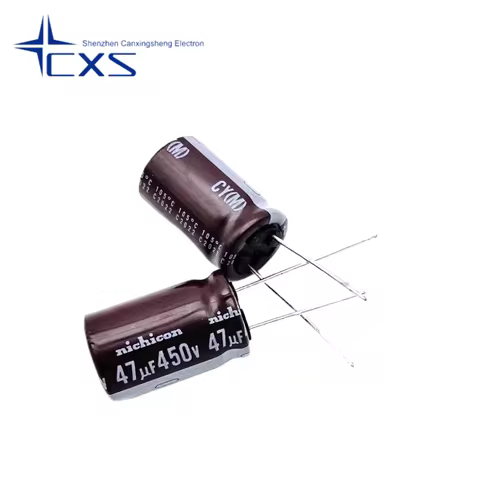 10pcs 450V 47UF 18*25 Japan Nichicon Capacitor 47UF450V 16*25mm Long Life Electrolytic Capacitor