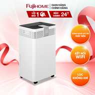 Máy hút ẩm Fujihome DH60W-HEPA mẫu mới 2025 kết nối wifi lọc không khí - Công suất 60L/ngày