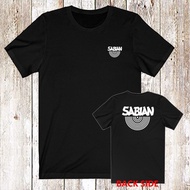 Good Printed Soft Sabian Drums Logo Men'S Black T-Shirt