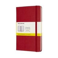 MOLESKINE 經典紅色硬殼筆記本 M 型 方格 - 燙金服務