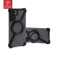 OATSBASF Z Case Metal Phone Case For Samsung Galaxy A56 / S25 Edge Frame Airbag Shockproof Cover Bum