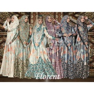 ORIGINAL Gamis Syari FLORENT / FELAMA Set by Nha Miranda - Dress