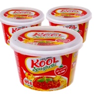 [ MÌ CHUẨN NGON ] Combo 6 thố ( mỗi thố 105g) Mì trộn Cung Đình Kool Spaghetti (có gói xốt bò bằm) (
