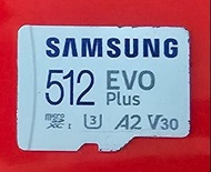 Samsung 三星 EVO Plus (2021) U3 A2 V30 UHS-I microSDXC 記憶卡 512GB [R:130] (MB-MC512KA)