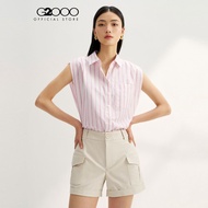 G2000 เสื้อเชิ้ตสำหรับผู้หญิง ทรง Relaxed Fit รุ่น 4122382722 PINK