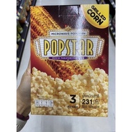 Microwave Popcorn with Grilled Corn Flavour ( Pop Star ) 231 G. ป๊อปคอร์น ไมโครเวฟ รสกริลล์คอร์น  ( ตรา ป๊อปสตาร์ )