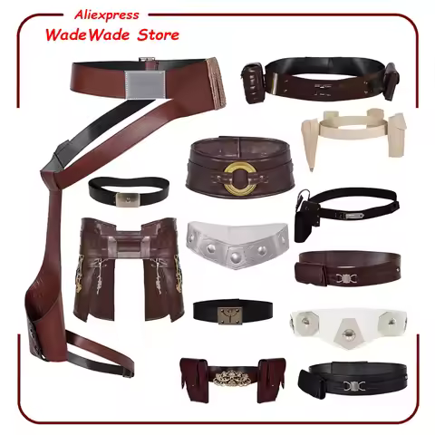 Knight Anakin Princess Leia Belt Cosplay Belts Movie Space Battle Obi Cosplay Wan Men Women Temple G
