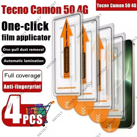 For Tecno Camon 50 4G Glass for Tecno Camon 50 4G Dustproof Chamber Tempered Glass Screen Protector 