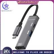 Type-C USB-A PD100W HUB Docking Station 4K@ 120Hz -Compatible Converter Type-C to HDTV USB-C Splitte