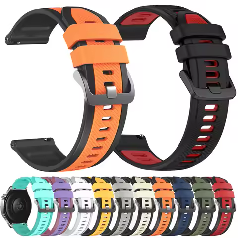 Sport Watch Straps 22mm For TicWatch Pro 3 Ultra LTE/GPS Smart Watches Band For huawei GT6 6Pro Wome