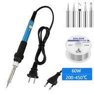 Electric Soldering Iron Adjustable Temperature Solder Iron 60W 110V/US Plug/220V EU/ Plug 60W Weldin