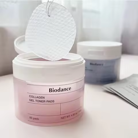 Biodance Collagen Gel Toner Pads Hyaluronic Acid Moisturizing Nicotinamide CERA-NOL Gel Toner Pads O