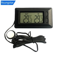 【FY】  Car LCD Digital Display Indoor Outdoor Thermometer Meter Inside and Outside With 1.5m Cable Au