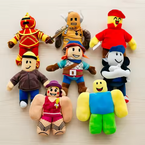 Hot Anime Game Kawaii Roblox Experiment Plush Toys Noob Plush Dolls Plushies Stuffed Animals Dolls F