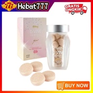 (Hebat777) D Vine Collagen Isi 20 butir Original Candy - DVINE Collagen Suplemen Pemutih Kulit Badan