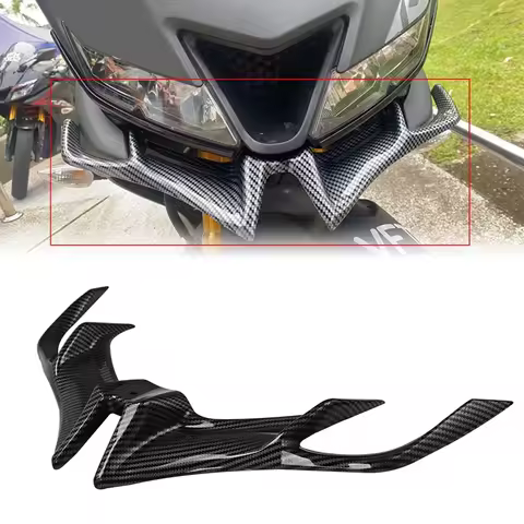 ABS Front Fairing Winglets Aerodynamic Protection Guard Cover Motorcycle Accessories Parts For BAJAJ