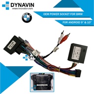 Dynavin Car Stereo Power Harness Socket BMW For Android Player 9"/10