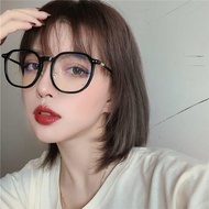 【 Ready Stock】 Cermin mata ✧Versi Korea dari bingkai besar cermin mata TR90 bingkai pasang wanita bulat wajah kacamata p