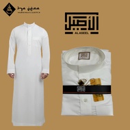 JUBAH PUTIH LELAKI LENGAN PANJANG AL ASEEL PREMIER BOX | JUBAH PILIHAN PAK ARAB | JUBAH IMPORT 🇸🇦