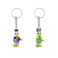 Lego Keychain Disney Series Donald Duck Couple Keychain Pendant A